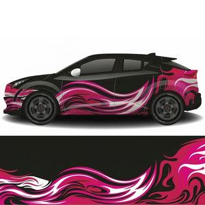 Calcomanía de Vinilo Impresa con UV de Alta Resolución para Decoración de Automóviles y Letreros para Ventanas de Vidrio - Product Image 1