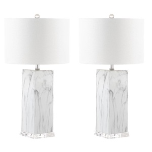 Lámpara Contemporánea Refinada con Elegante Pantalla de Tambor, Distintiva Vetas Naturales y Estilo Premium para el Hogar - Product Image 3