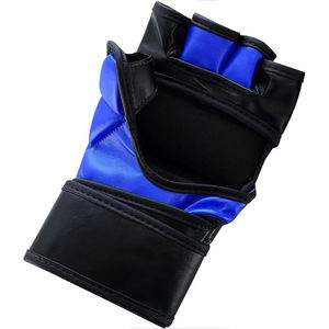 Gants de boxe MMA professionnels en cuir du Pakistan, imperméables, respirants, avec fermeture auto-agrippante, pour arts martiaux - Product Image 3