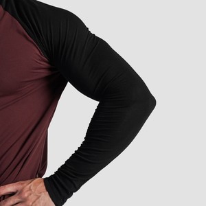 Camiseta de Manga Larga para Hombre, al por Mayor, con Logotipo Personalizado, de la Mejor Calidad, Ajustada, de Spandex/Algodón, de Secado Rápido, Transpirable y Ecológica - Product Image 5