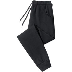 Pantalones deportivos de felpa de algodón premium para hombre, listos para impresión personalizada, fabricante OEM de marca privada - Product Image 3