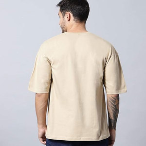 Camiseta de hombre de diseño moderno, de secado rápido, 100% algodón, estampada, de corte holgado y cómodo, talla grande. - Product Image 5