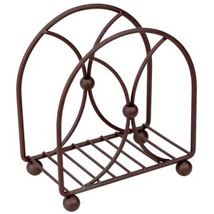 New Selling Minimalist Design Matte <b>Black</b> Powder Coated Finished Iron Napkin Holder For Outdoor Dining Restaurant Tableware - Product Image 5