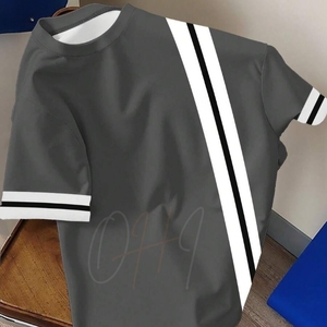 Camiseta Casual Personalizada para Hombre, 100% Algodón, Cuello Redondo, Manga Corta, Ecológica, Transpirable, Estilo Urbano - Product Image 1