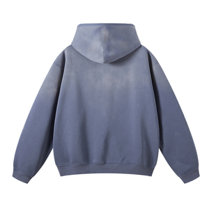 เสื้อฮู้ดดี้ผู้ชายสไตล์เท่ สีซีดแบบซันเฟด สวมใส่สบาย แฟชั่นสตรีทลำลอง ราคาประหยัด สไตล์เรโทร ลุคซักยีนส์ มีทุกขนาด - Product Image 2