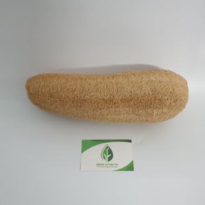Wholesale 100% Natural Loofah From Vietnam Long Body <b>Brush</b> for Bath Use Light Round Pattern for Korea market - Product Image 6