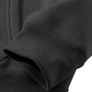 เสื้อฮู้ดดี้ผ้าฝ้ายคุณภาพสูงทรงโอเวอร์ไซส์แบบสวมสองชั้น สั่งทำพิเศษแบบครอป มีฮู้ด หนานุ่ม พิมพ์ลายได้ตามต้องการ ODM - Product Image 5