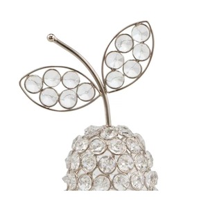 Sculpture en cristal en forme de poire, décoration en verre faite à la main, figurine artistique contemporaine pour table de salon - Product Image 5
