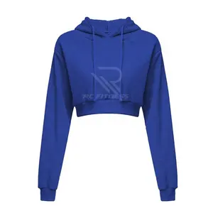 Wholesale Street Wear Girl Crop top Hooded Set Custom Vintage Embroidery Logo Full Zip Up Hoodies And Shorts Tracksuit For Women