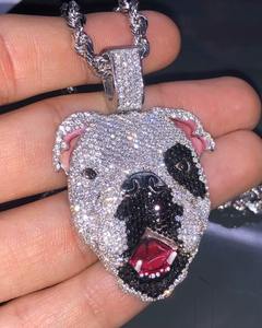 จี้รูปกระต่ายประดับเพชรโมอิสซาไนต์แท้ทรงกลม 3.10 กะรัต ชุบทอง 14K สองสี ดีไซน์น่ารัก เหมาะสำหรับงานปาร์ตี้ - Product Image 2