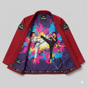 Kimono de Jiu-Jitsu BJJ 100% Coton Personnalisé Tissage Perlé 400g pour Hommes et Femmes Entraînement Combat Compétition Usine OEM - Product Image 4