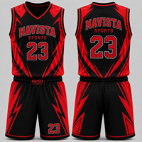 Ensemble short et maillot de basket-ball sur mesure, vêtements de performance de haute qualité, respirant, 100% polyester, uniforme de basket-ball écologique