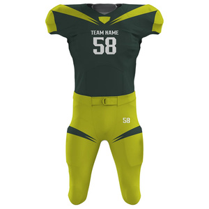 Uniforme Deportivo de Fútbol Americano con Conjunto de Jersey y Pantalones a Juego, Fabricante OEM, Uniforme de Fútbol Americano en Venta - Product Image 1