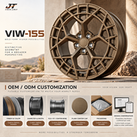 Jantes forgées en maille treillis 18-22 pouces Bronze mat 5x112 5x114.3 6061-T6 VIW-155 pour BMW Audi Mercedes-Benz