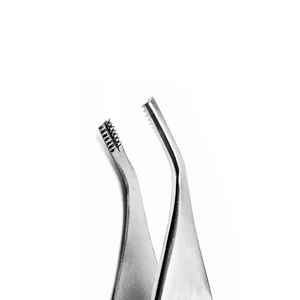 T/C Adson Plastic Surgery Forceps 4.75" (12cm ) Straight Fine Point with Tungsten Carbide <b>Half</b> Gold Plated Custom Color Options - Product Image 4