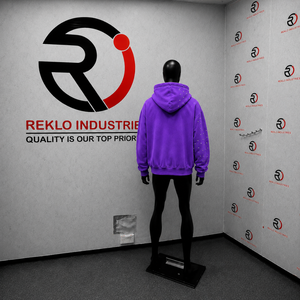 Sudadera con capucha morada transpirable con cremallera, diseño streetwear, estampado por sublimación, manga regular, tela French Terry, moda urbana contemporánea. - Product Image 4