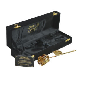 Rosa Negra Preciosa Bañada en Oro, Ideal para el Día de la Madre y Fiestas, Productos de Regalo, Regalos para el Día de San Valentín - Product Image 4