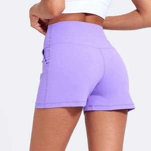 Shorts de Yoga para Mujer OEM ODM, Shorts Deportivos Ligeros y Cómodos para Correr, Shorts de Yoga para Mujer, Shorts Deportivos Elásticos para Entrenamiento - Product Image 2