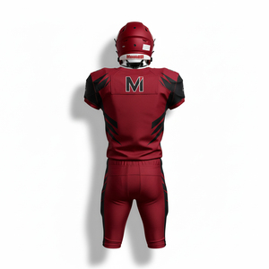 OEM Factory American Football Uniform Full Set Custom Sublimated Team Apparel Reinforced Stitching Durable Sports Wear - Product Image 4