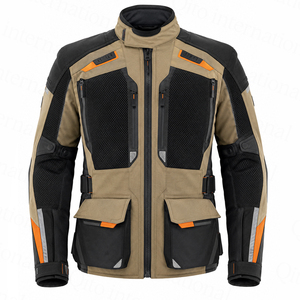 Chaqueta de Motocicleta para Hombre de Alta Calidad, Ventilada, Multitemporada, de Cordura, Transpirable, con Malla, Textil, para Verano - Product Image 1