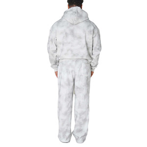 <b>women</b> baggy pant Plus Size Heavyweight 100% Cotton Two Piece Tracksuit Set Sweatpants and Hoodie <b>Flared</b> <b>Joggers</b> OEM - Product Image 3