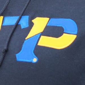 Sweat-shirt à capuche pour femme Sigma Gamma Rho, motif lettres grecques, color block, vêtement de sororité personnalisé, en polaire, noir - Product Image 4