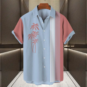 Camisa Hawaiana de Verano para Hombre, Conjunto de Playa para Hombre, Atuendo para Vacaciones - Product Image 3