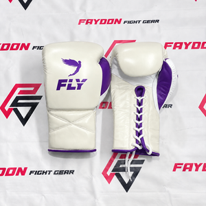 Gants de boxe personnalisés sur mesure, nouvelle conception, couleur crème dorée, en cuir, pour l'entraînement, parmi les plus vendus. - Product Image 4