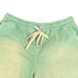 Shorts en coton délavé avec logo personnalisé pour homme, taille adulte, fabrication pakistanaise. - Product Image 4