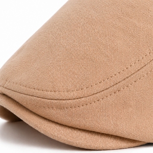 Unisex <b>Beret</b> Flat Hat Newsboy Style Soft Cotton Vintage Casual Classic Outdoor Neutral Fashion Headwear - Product Image 6