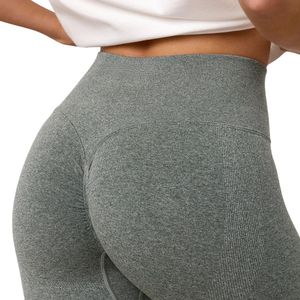 Leggings Deportivos de Cintura Alta para Mujer, Color Verde Salvia, Ajustados, Elásticos, para Gimnasio, Yoga, Ejercicio, Uso Diario - Product Image 5
