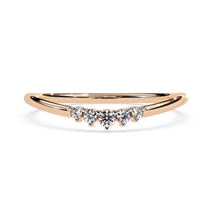 Anillos Apilables de Oro Sólido de 14K, Clásicos y Sencillos, con Diamantes Cultivados en Laboratorio CVD HPHT, para Uso Diario - Product Image 5