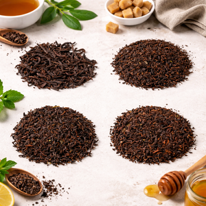 Set de Descubrimiento de Té Negro de Sri Lanka, Té Suelto Fermentado |   Selección de Té Ruhuna Kandy Dimbula y Uva (4 Bolsas de 300g) - Product Image 2