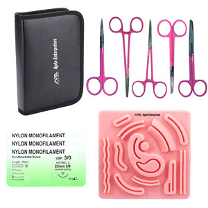 Equipos Médicos en Oferta: Kit Completo de Práctica de Sutura Quirúrgica con Almohadillas Personalizadas e Instrumentos Médicos - Product Image 1