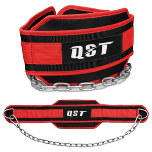 Comfortable Polyester & Nylon Gym Equipment Weighted <b>Chain</b> Waist Support <b>Weightlifting</b> Pull-up Dipping <b>Belt</b> - Product Image 5