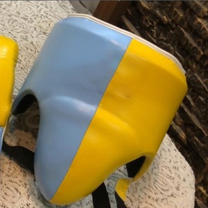 Protector Inguinal de Boxeo y MMA Profesional de Cuero Genuino con Etiqueta Personalizada, Transpirable, Cómodo, Duradero, Embalaje Personalizado - Product Image 1