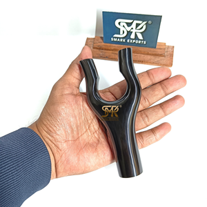 Poignée en corne de buffle pour bâton de marche et canne, écologique, faite à la main, polie en profondeur, remplacement et fabrication de cannes sur mesure - Product Image 4