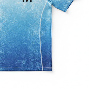 T-shirt de compression sublimé pour homme, imprimé réfléchissant, respirant, pour yoga et gym, coupe ajustée élastique, vêtement de fitness - Product Image 2