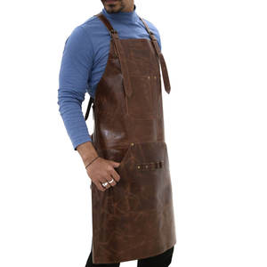 Delantal de Cuero Ajustable de Primera Calidad, Delantal Multifuncional con Pechera, Delantal de Cuero Premium para Trabajo al Aire Libre, Delantal de Cuero para Artesanía - Product Image 3