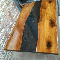 Table basse moderne en résine époxy écologique, réglable, avec fonction repas, pour usage domestique ou professionnel, technique de moulage