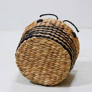 Cesta de Almacenamiento en Forma de Abeja de Jacinto de Agua, Tejida a Mano, Decorativa, para la Habitación de los Niños, para Organización y Decoración - Product Image 5