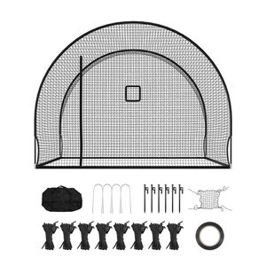 Gabbia da Battuta Portatile Autoportante 12.0 X 10.2 X 7.6 FT, Attrezzatura per Allenamento di Battuta, in Poliestere Senza Nodi a 4 Strati per Baseball - Product Image 1