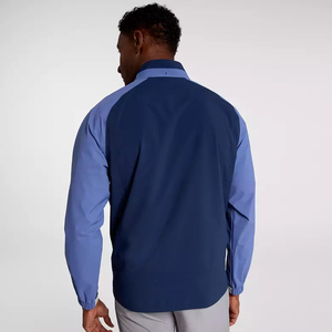 Veste de sport softshell patchwork pour performance athlétique en extérieur, coupe-vent personnalisé par sublimation, veste de golf - Product Image 2