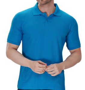 Polo en maille respirante pour homme, en polyester, toucher doux, technologie de contrôle de l'humidité, vêtement décontracté pour tous les jours, textile durable - Product Image 6