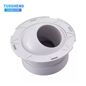 TUOSHENG QP Diseño industrial Ahorro de energía HVAC Caño de bola de aluminio motorizado Boquilla de chorro Difusor Montado en la pared Personalizable - Product Image 3