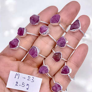 <b>925</b> Sterling <b>Silver</b> <b>Ring</b> Ruby Gemstone Handmade <b>Rings</b> Bohemian Jewelry Party Anniversary Wedding Wear <b>Silver</b> <b>Ring</b> - Product Image 3