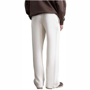 <b>White</b> Relaxed Fit Fleece <b>Trouser</b> - Product Image 2