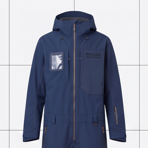 Combinaison pour homme MALUZA INDUSTRIES, imperméable, coupe-vent, respirante, isolée, à capuche, pour l'hiver, vêtements de neige pour l'extérieur - Product Image 3