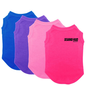 Ropa para Mascotas al por Mayor, Camiseta de Algodón para Perro, Chaleco para Cachorro de Colores, Ropa Ligera y Flexible para Gato de Color Sólido - Product Image 1