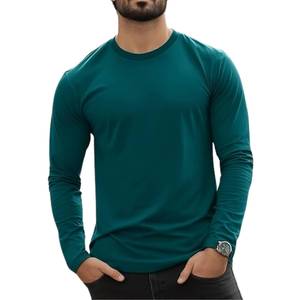 Cotton Long Sleeve <b>Collar</b> <b>T</b> <b>Shirt</b> Mens Breathable Casual Streetwear Soft Fit ODM Supplier - Product Image 2